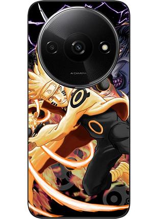 Силиконовый чехол epik для xiaomi redmi a3 с картинкой наруто и саске