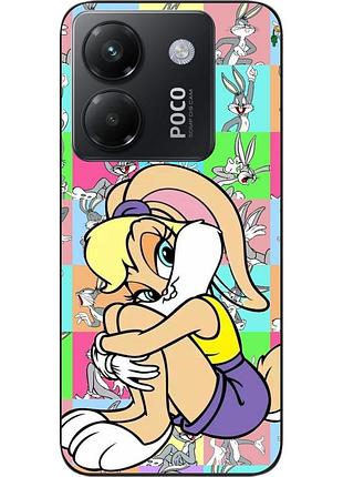 Чехол силиконовый epik для xiaomi poco m7 pro 5g с картинкой мультяшный микс