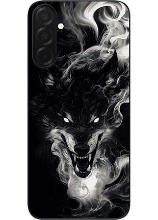 Чехол силиконовый epik для samsung galaxy a27 5g с принтом туманный волк