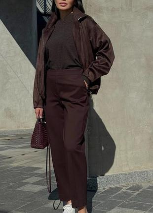 Женские брюки трикотаж бананы nora kvittin mknk3040-7