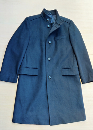 Пальто hugo boss sintrax cashmere-wool 52 (l/xl) чорне чоловіче, кашемір/вовна