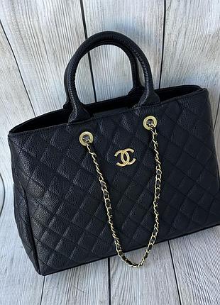 Женская черная вместительная сумка grant shopping tote