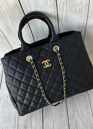 Жіноча чорна містка сумка grant shopping tote 8