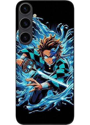 Силиконовый чехол epik для samsung galaxy s25 fe с принтом demon slayer водная ярость