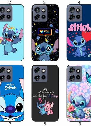 Силіконовий чохол stitch стіч для motorola edge 60 neo пустотливий принт і захист