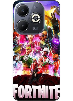 Силиконовый чехол epik для infinix smart 8 plus (x6526) с картинкой игра фортнайт