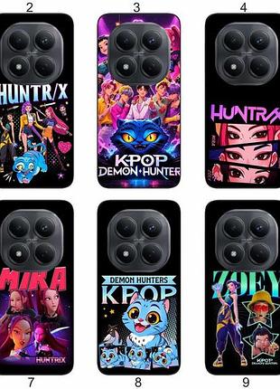 Силиконовый чехол kpop demon hunters для xiaomi redmi note 15 pro 5g кей-поп дизайн