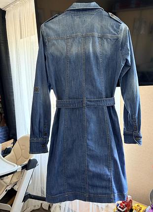 Джинсовий плащ тренч tommy нilfiger, xs/s 6