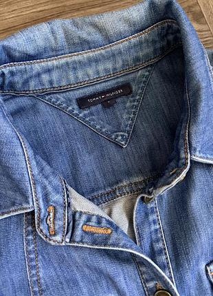 Джинсовий плащ тренч tommy нilfiger, xs/s 5
