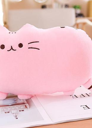 Игрушка кот пушин розовый 40 см