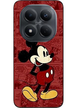 Чехол силиконовый epik для xiaomi redmi note 15 pro 4g с изображением микки маус в стиле ретро-комиксов