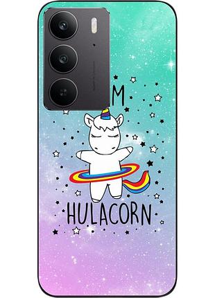 Силиконовый чехол epik для realme c75 4g с картинкой единорог
