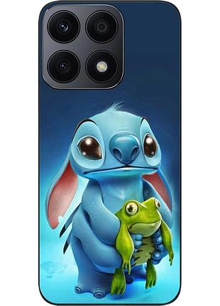 Силиконовый чехол бампер epik для honor x8a с картинкой стич