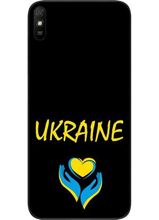 Силиконовый чехол epik для xiaomi redmi 9a с картинкой руки украины