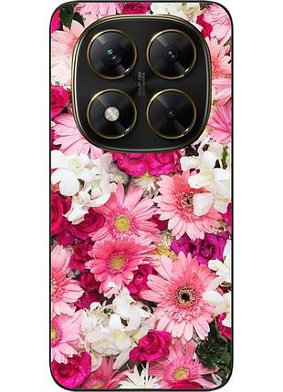Силиконовый чехол бампер epik для xiaomi poco x7 с картинкой нежные цветы