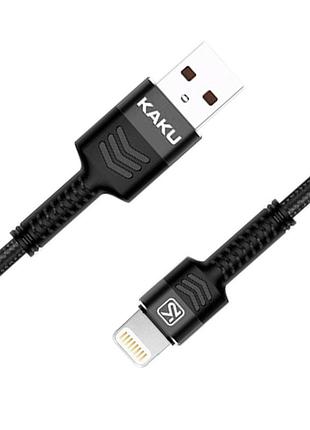 Usb кабель kaku ksc-297 usb - lightning 1m - black