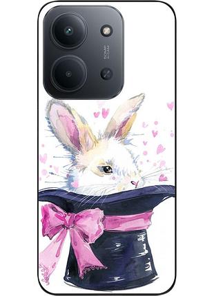 Чехол силиконовый epik для xiaomi redmi 15c с картинкой кролик