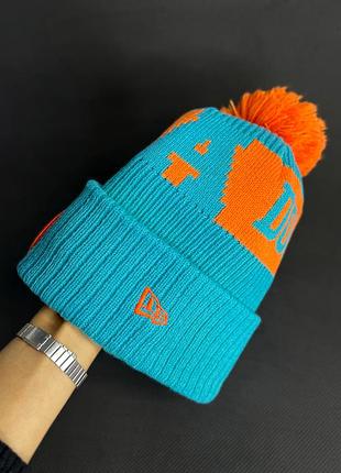 Шапка з помпоном new era 2
