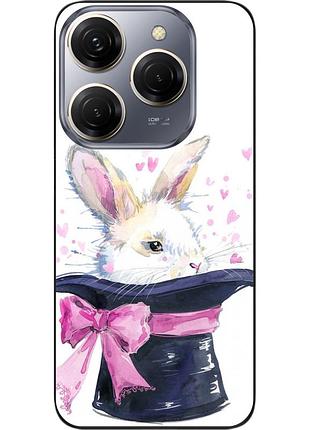 Чехол силиконовый epik для tecno spark 20 pro (kj6) с картинкой кролик