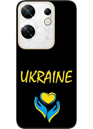 Силиконовый чехол epik для infinix zero 30 4g с картинкой руки украины