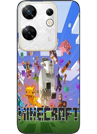 Силиконовый чехол epik для infinix zero 30 4g с картинкой майнкрафт