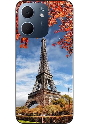 Бампер силиконовый чехол epik для oppo a5x с принтом башня