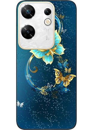 Силиконовый чехол epik для infinix zero 30 4g с картинкой бабочки