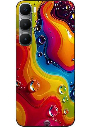 Чехол силиконовый epik для infinix hot 60 pro plus (x6886) с изображением радужный поток