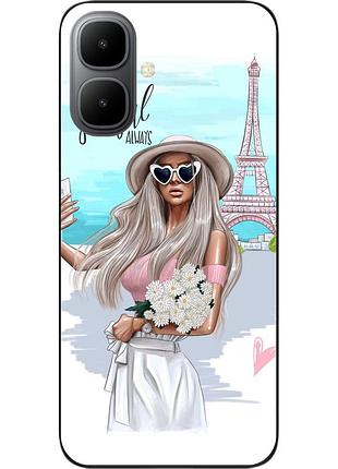 Силиконовый чехол epik для infinix smart 10 (x6725) с картинкой селфи