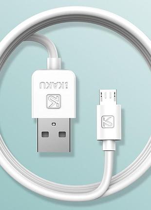 Usb кабель kaku ksc-285 usb - micro usb 1m - white