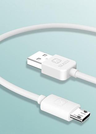 Usb кабель kaku ksc-285 usb - micro usb 1m - white 2