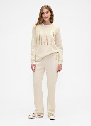 Свитшот на флисе gap с логотипом 3