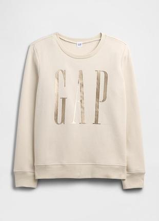 Свитшот на флисе gap с логотипом 6