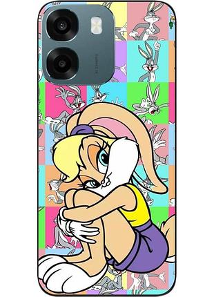 Чехол силиконовый epik для oppo a6 с принтом мультяшный микс
