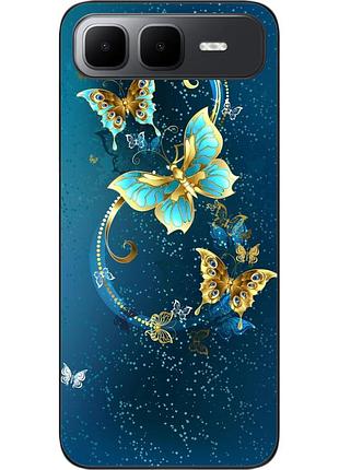 Силиконовый чехол epik для infinix smart 10 plus (x6725b) с рисунком бабочки