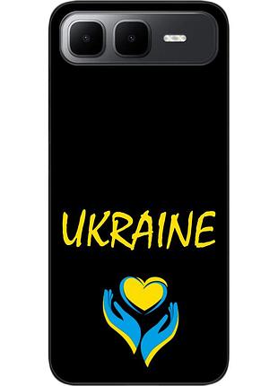 Силиконовый чехол epik для infinix smart 10 plus (x6725b) с картинкой руки украины