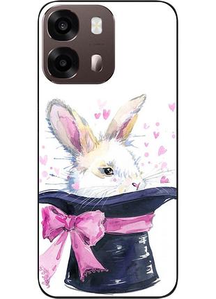 Чехол силиконовый epik для oppo a6s с принтом кролик