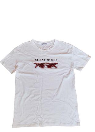 Футболка zara 100% коттон 🔥