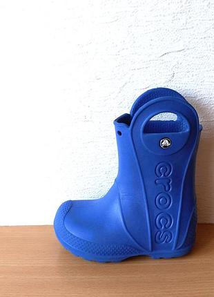 Резиновые резиновые сапоги сапожки кроксы crocs с8/25р. стелька 15,7 см.