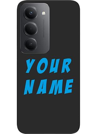 Чохол з ім'ям epik для xiaomi redmi 15 бампер із ім'ям друк на чохлі