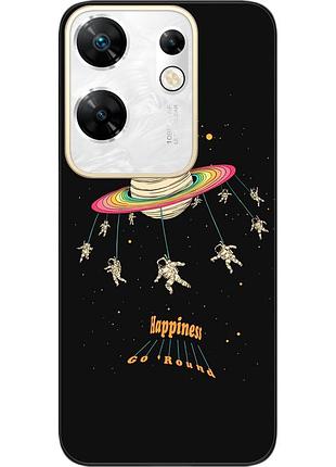 Силиконовый чехол бампер epik для infinix zero 30 4g с картинкой карусель