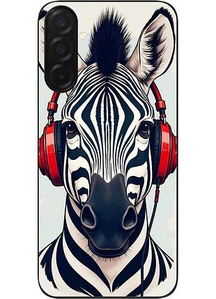Чехол силиконовый epik для samsung galaxy a27 5g с принтом зебра в ритме