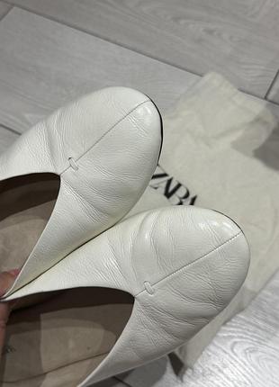 Балетки zara, розмір 40 шкіра 2