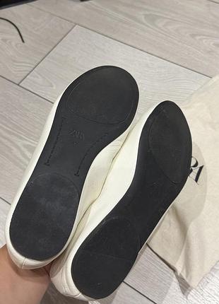 Балетки zara, розмір 40 шкіра 5