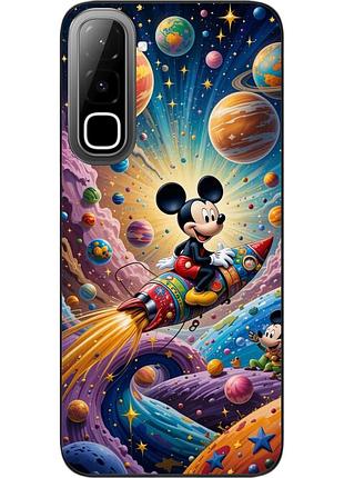 Чехол силиконовый epik для infinix hot 70 (x6895) с изображением космическое приключение микки мауса