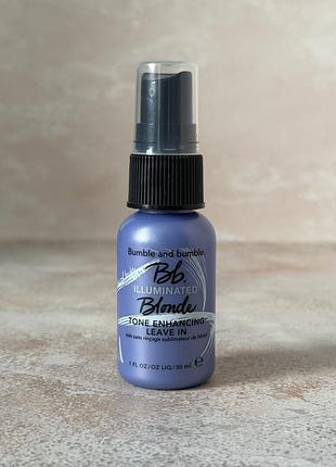 Bumble and bumble — illuminated blonde tone enhancing leave-in — незмивний тонувальний засіб для світлого волосся