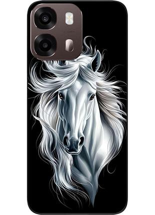 Силиконовый чехол epik для oppo a6s с принтом белоснежная грация