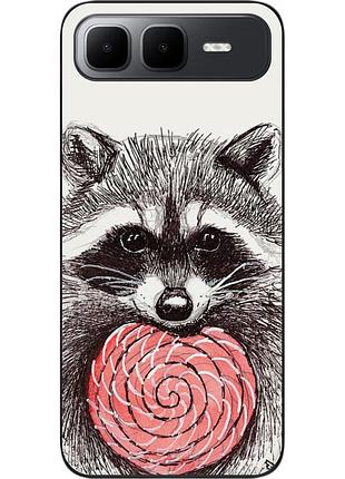 Силиконовый чехол epik для infinix smart 10 plus (x6725b) с принтом енот
