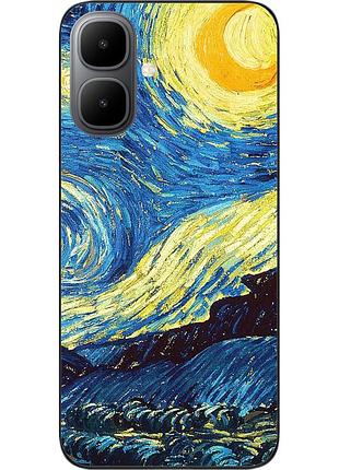 Силиконовый чехол epik для infinix smart 10 (x6725) с изображением лунная ночь