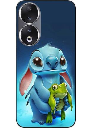 Силіконовий чохол бампер epik для honor 90 з картинкою стіч